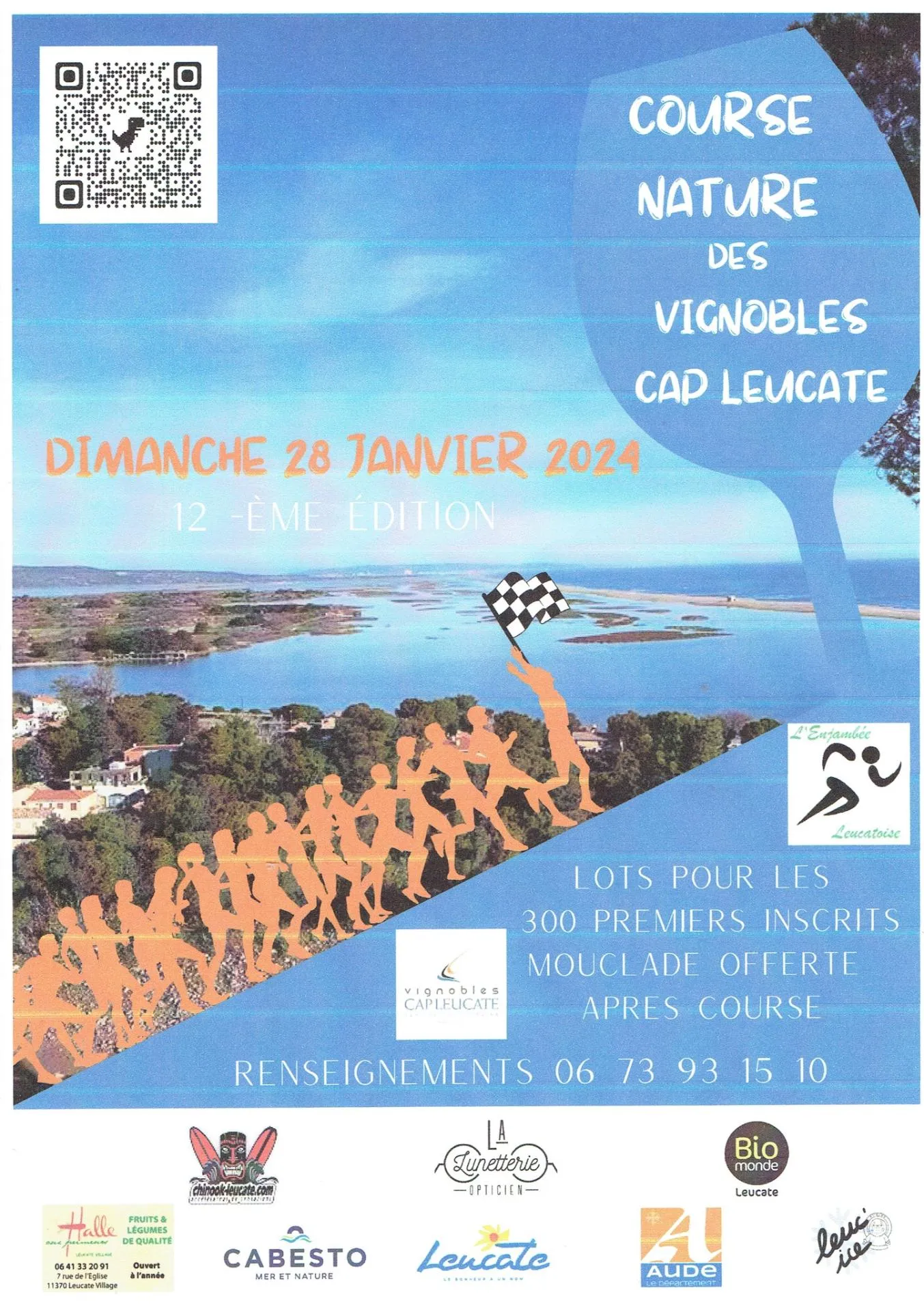 Course nature des vignobles de Cap Leucate 2025 Inscription Résultats