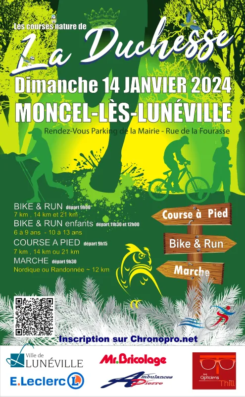 affiche de la course