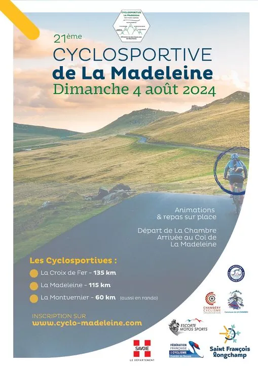 Cyclosportive de la Madelaine 2024 Inscription Résultats