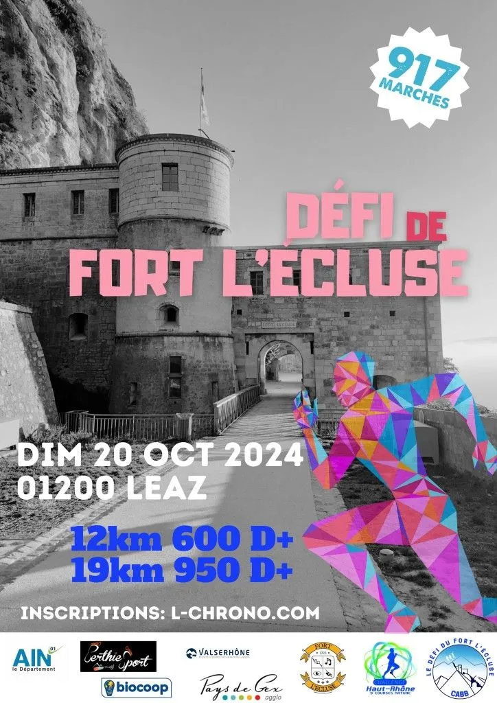 Défi de Fort l’écluse 2025 Inscription Résultats