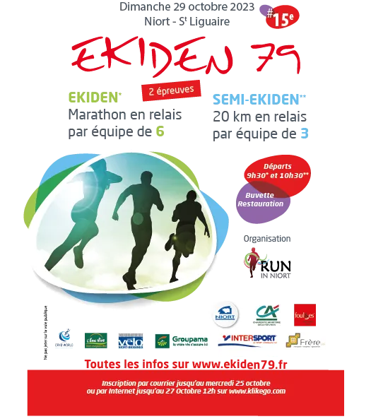 Ekiden 79 – Saint Liguaire 2024 Inscription Résultats