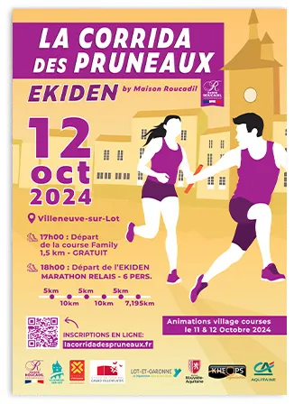 Ekiden by la Corrida des Pruneaux 2024 Inscription Résultats