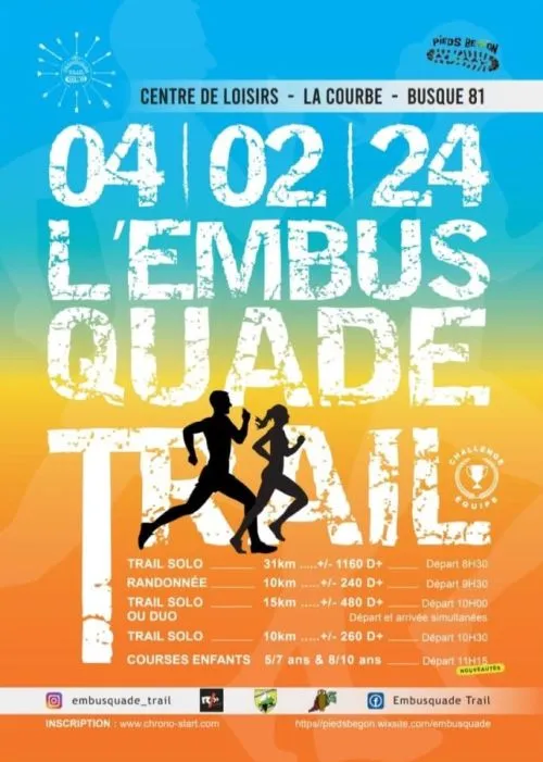 Embusquade Trail 2025 Inscription Résultats