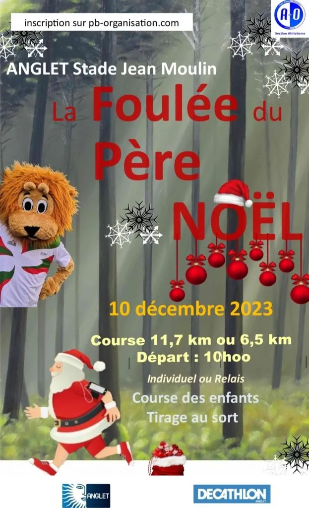 Foulée du pére noël – Anglet 2024 Inscription Résultats