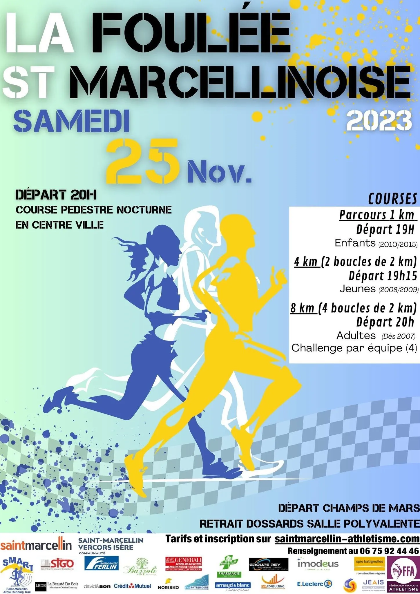 affiche de la course