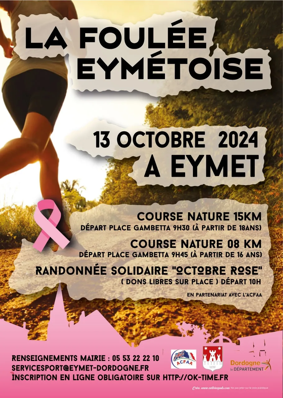 affiche de la course