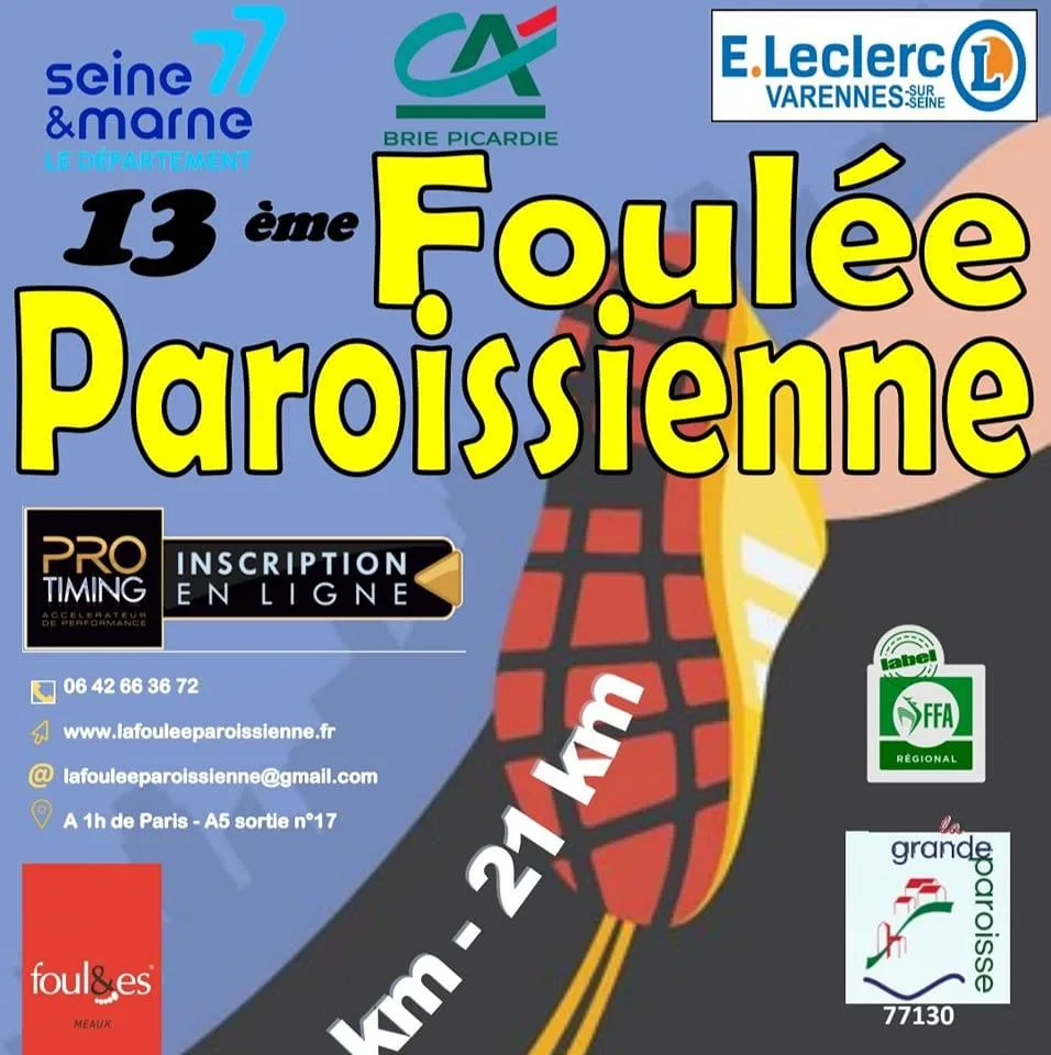 affiche de la course