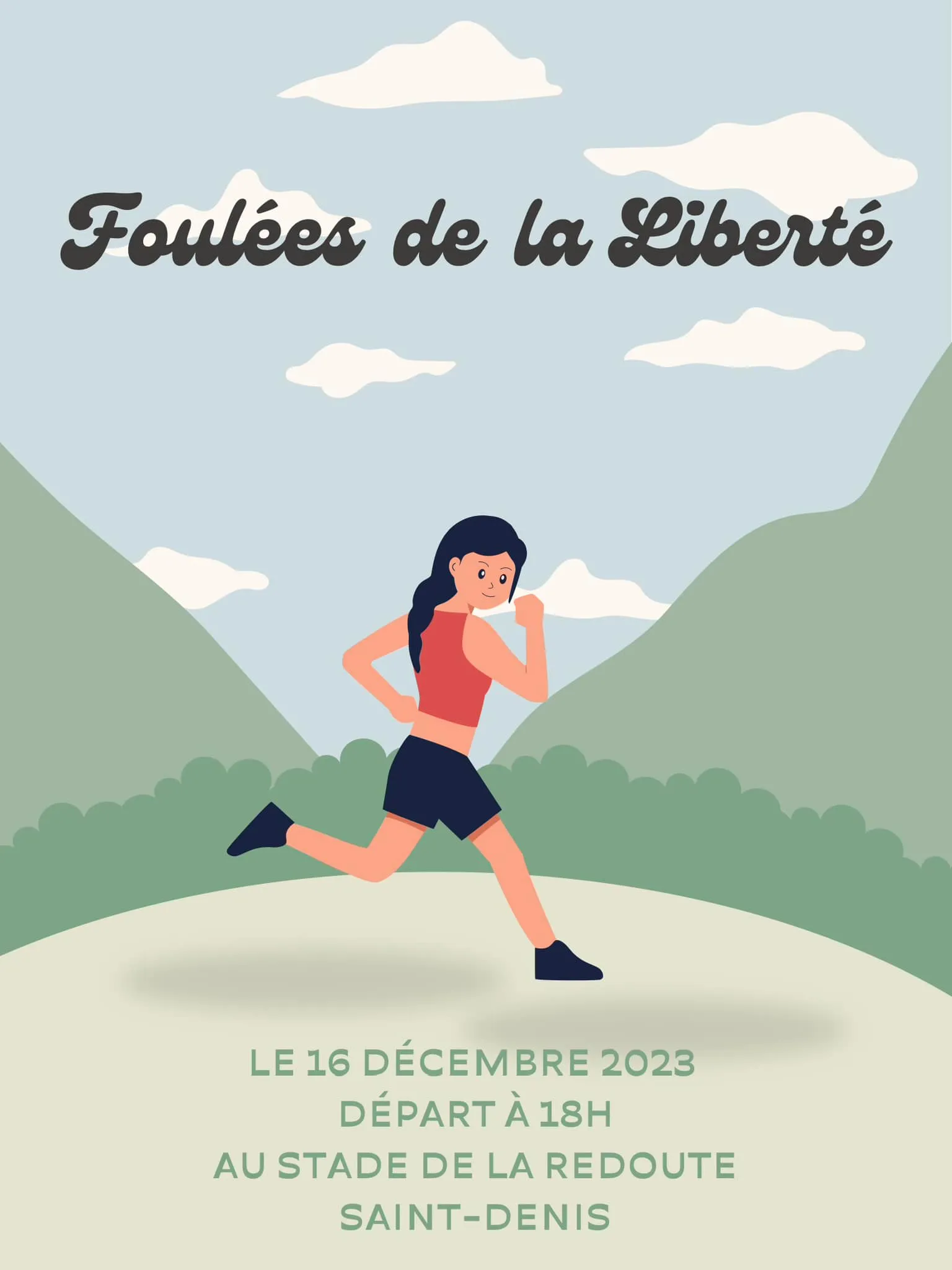 affiche de la course