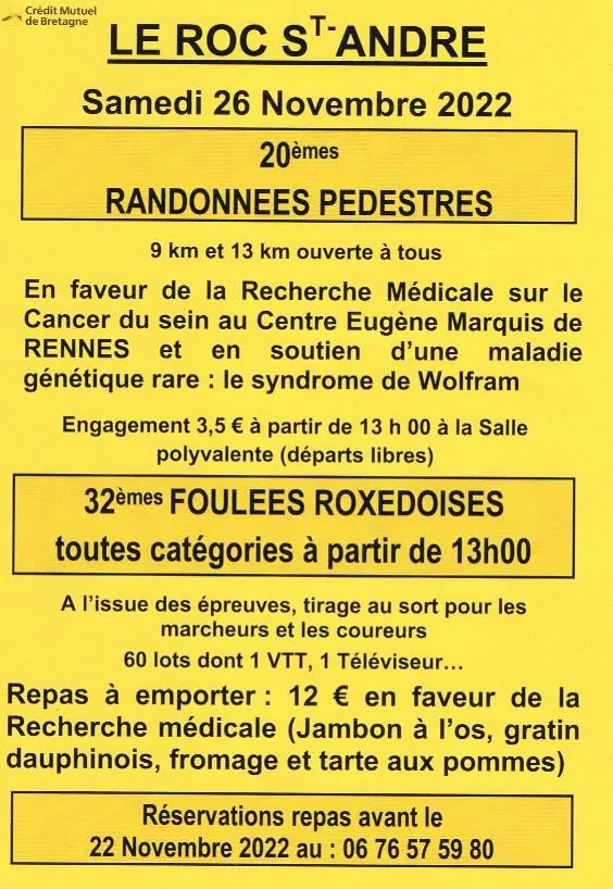 Foulèes Roxédoises 2024 Inscription Résultats