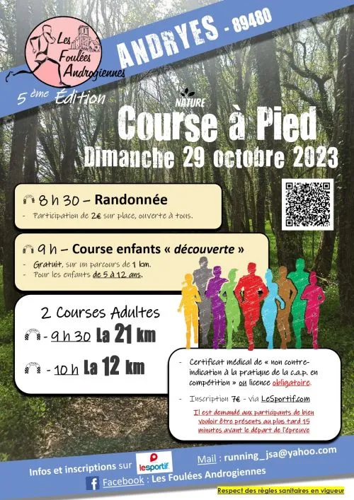 affiche de la course