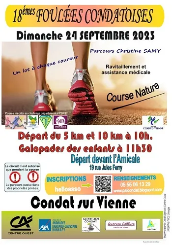 affiche de la course