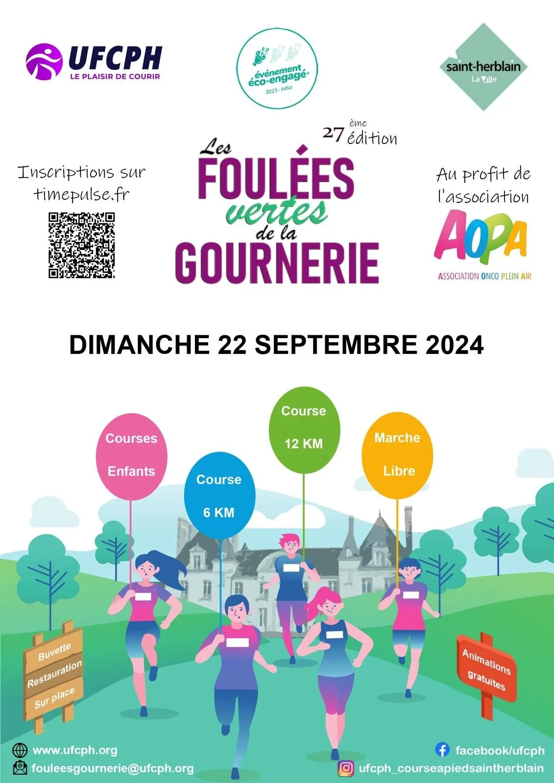 affiche de la course