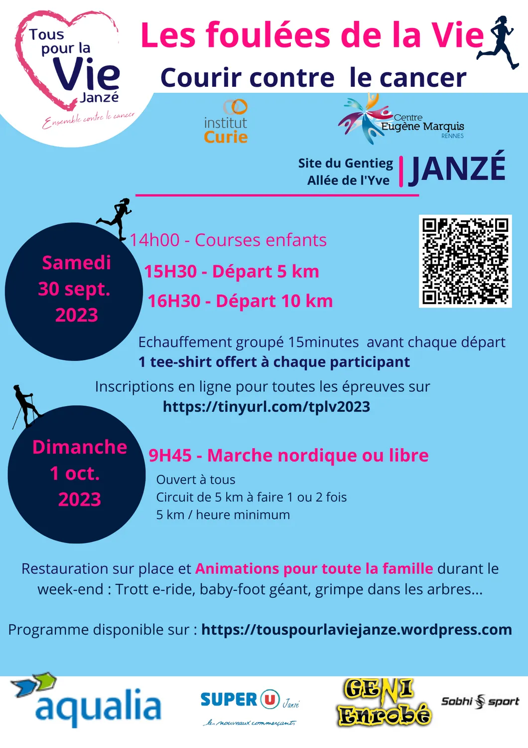 affiche de la course