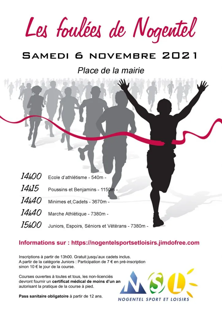 affiche de la course