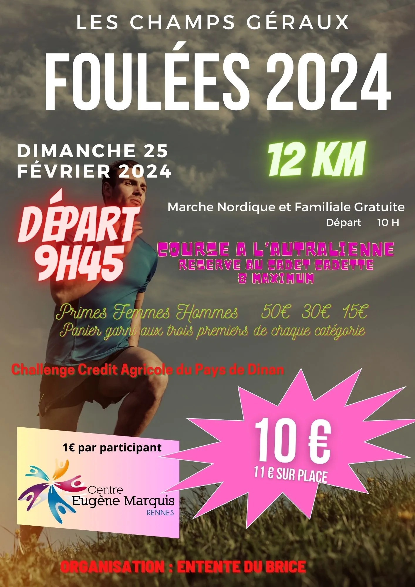 affiche de la course