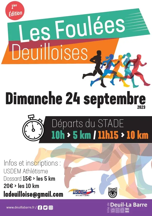 affiche de la course