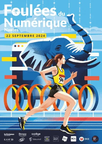 affiche de la course