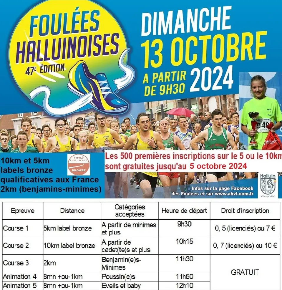 affiche de la course