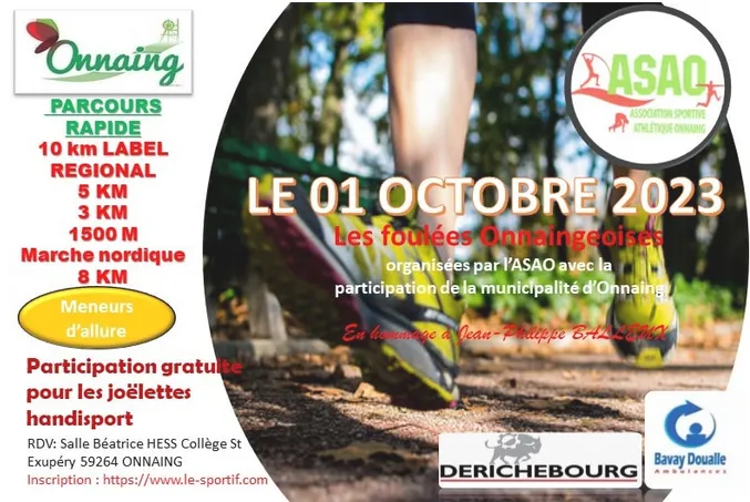 affiche de la course