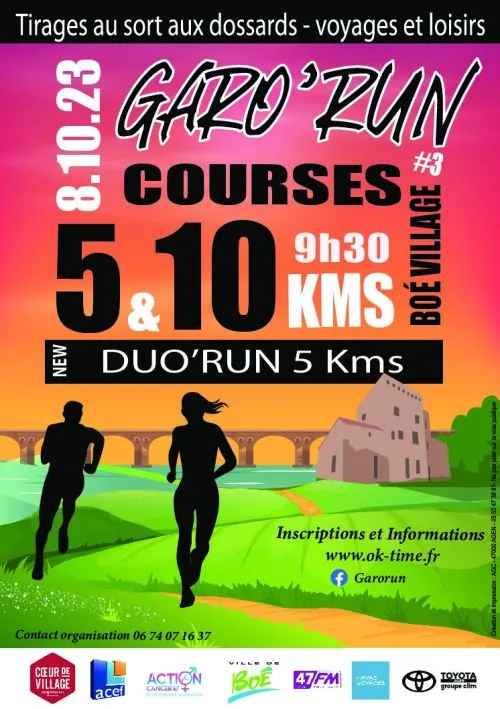 Garo’Run 2024 Inscription Résultats