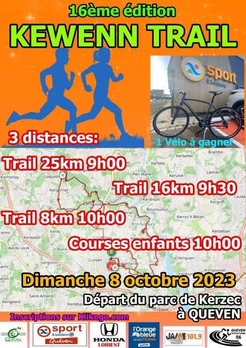 Kewenn trail – Queven 2024 Inscription Résultats