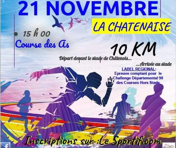 affiche de la course