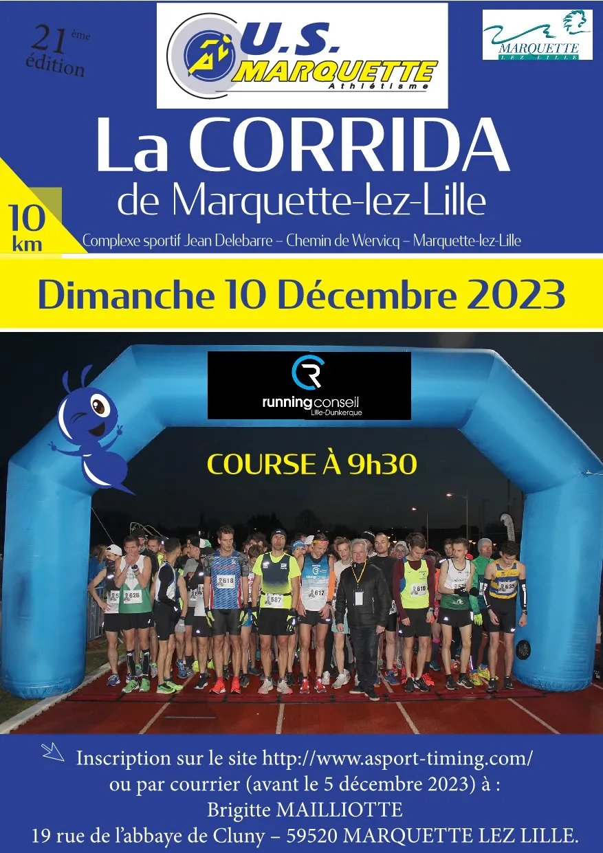 affiche de la course