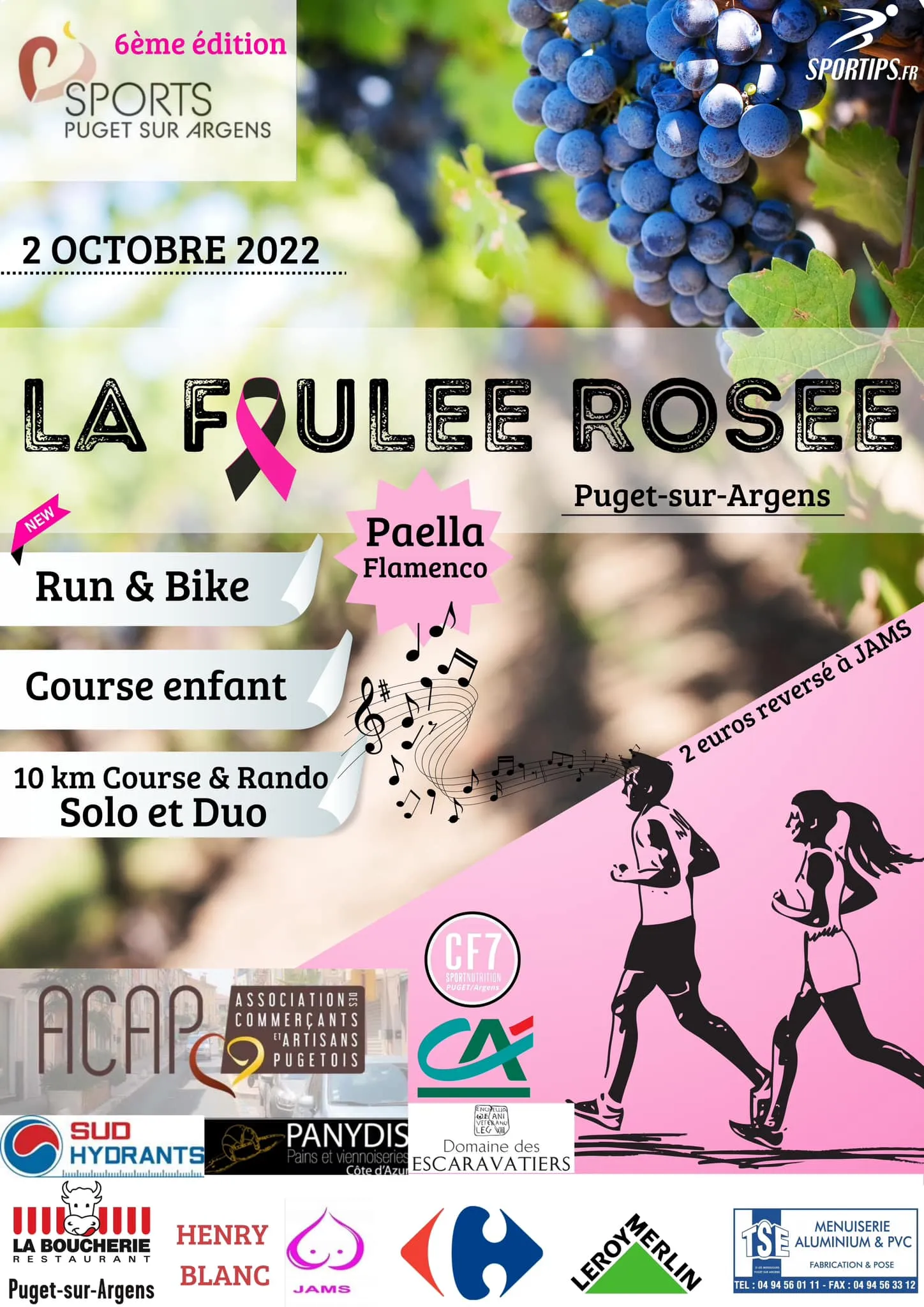 affiche de la course