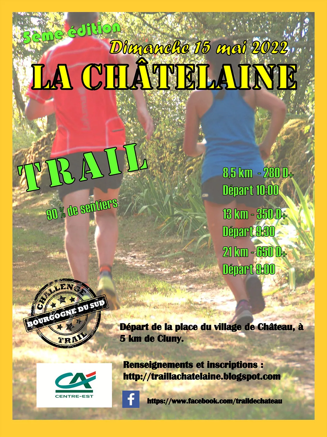 affiche de la course