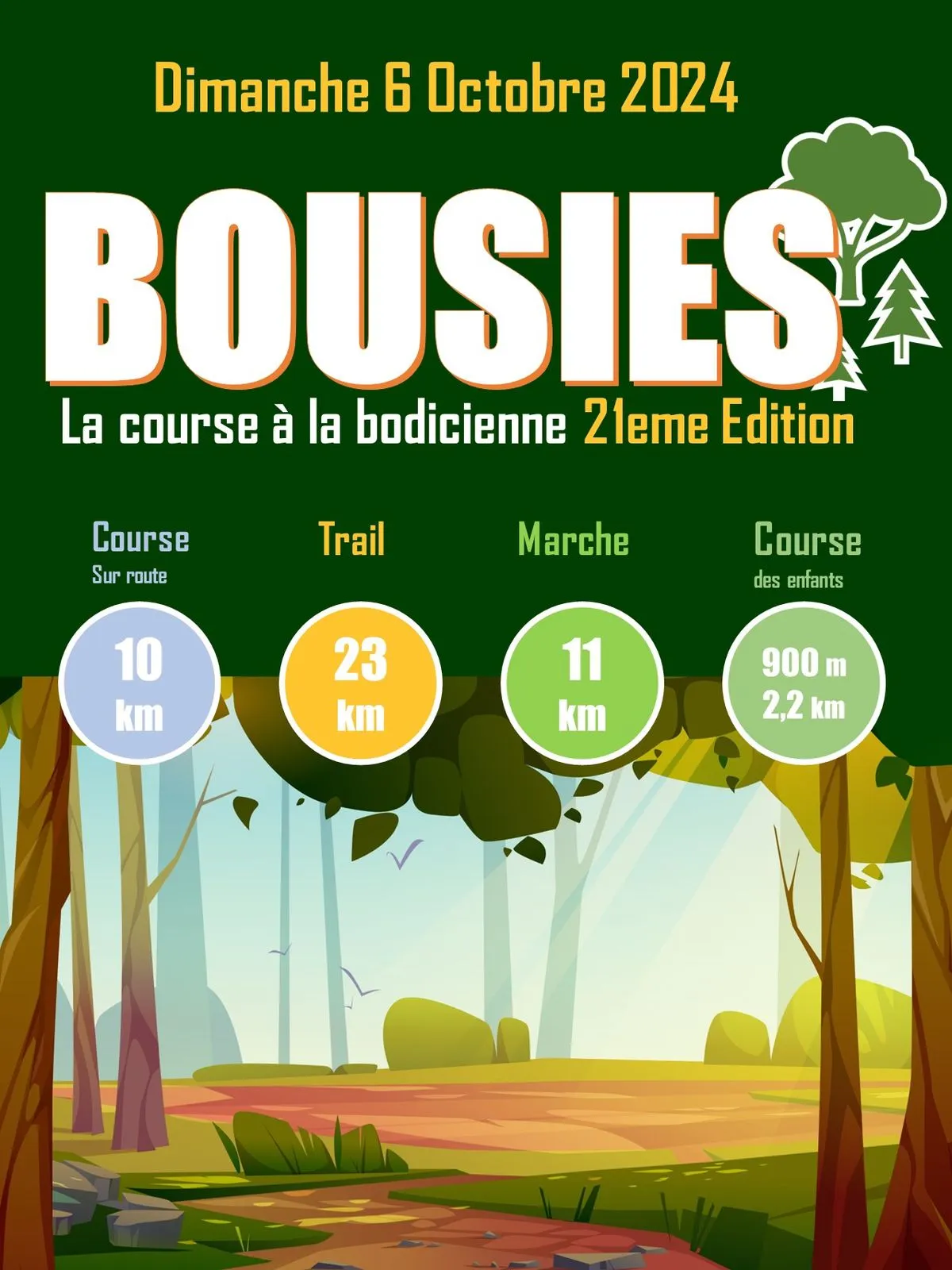 affiche de la course