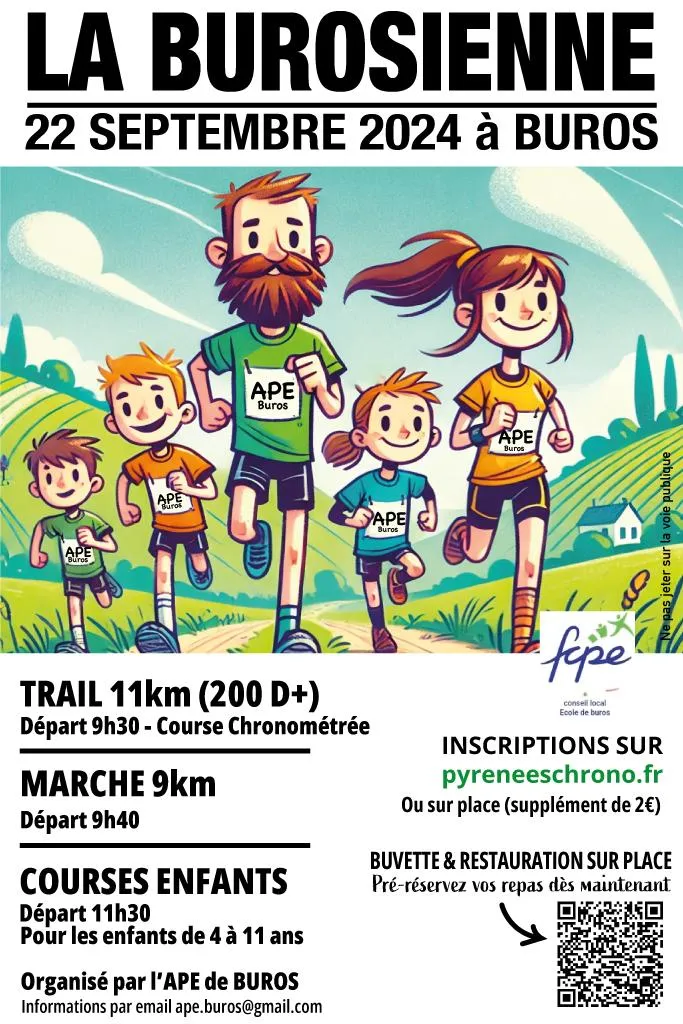 affiche de la course