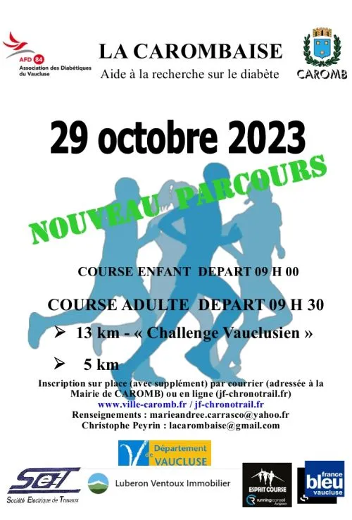 affiche de la course