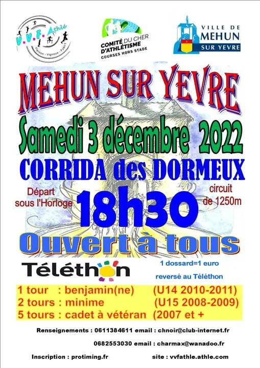 affiche de la course