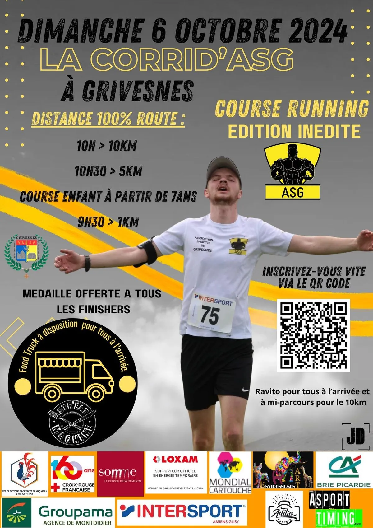 affiche de la course