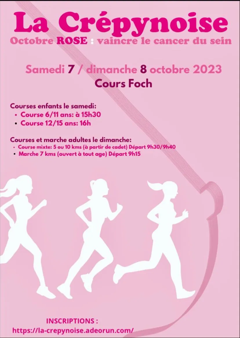 affiche de la course