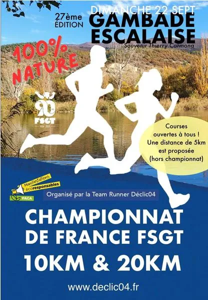 affiche de la course