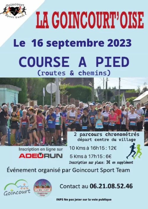 La Goincourt Oise 2024 Inscription Résultats