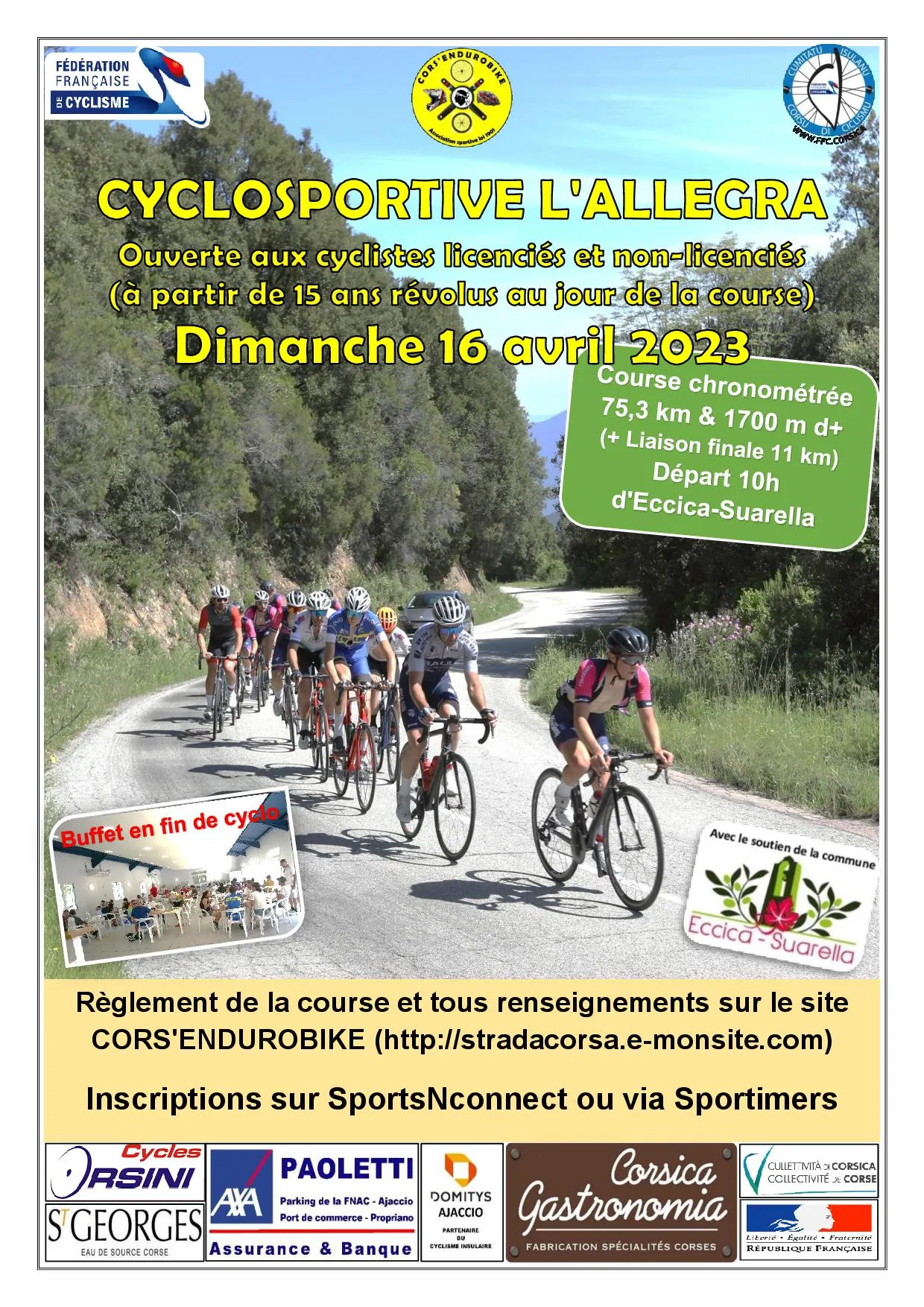 affiche de la course