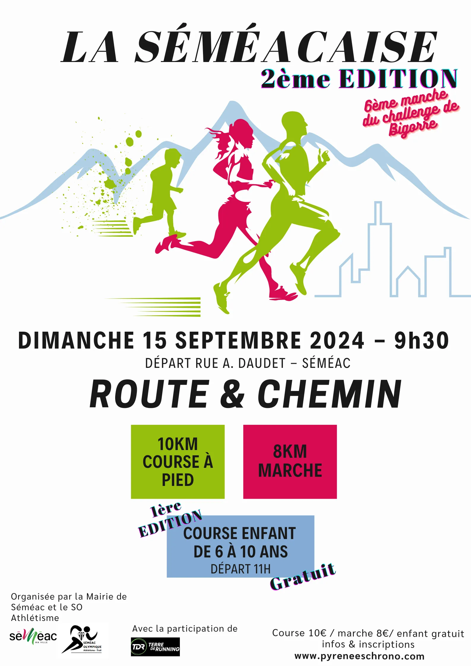 affiche de la course