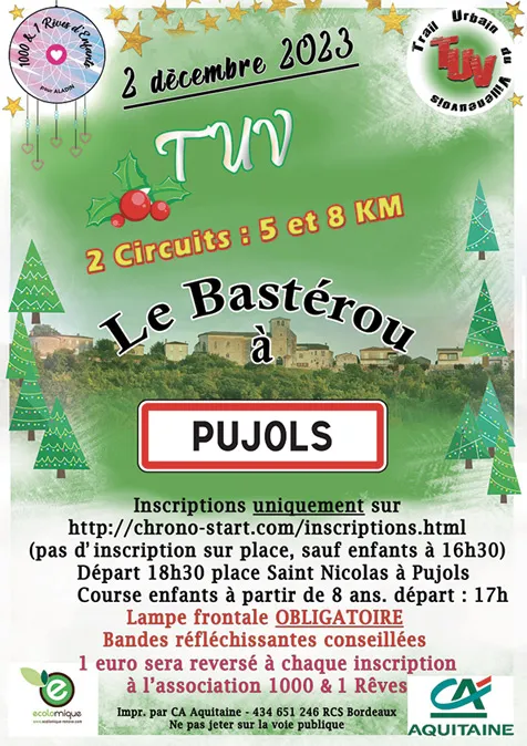 affiche de la course