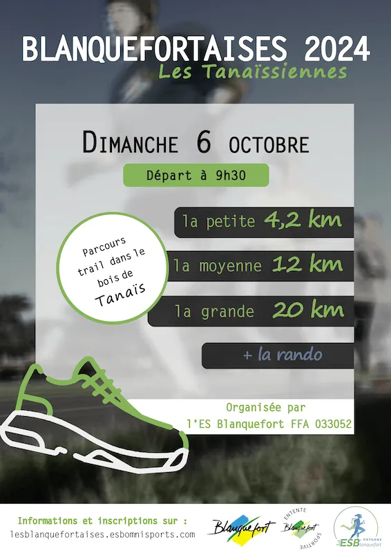 Les Blanquefortaises 2024 – Infos, Inscriptions, Résultats, Trace