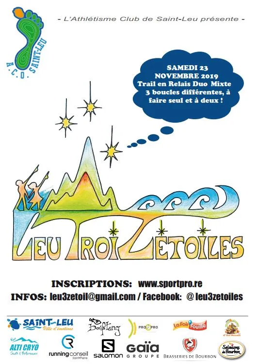 affiche de la course