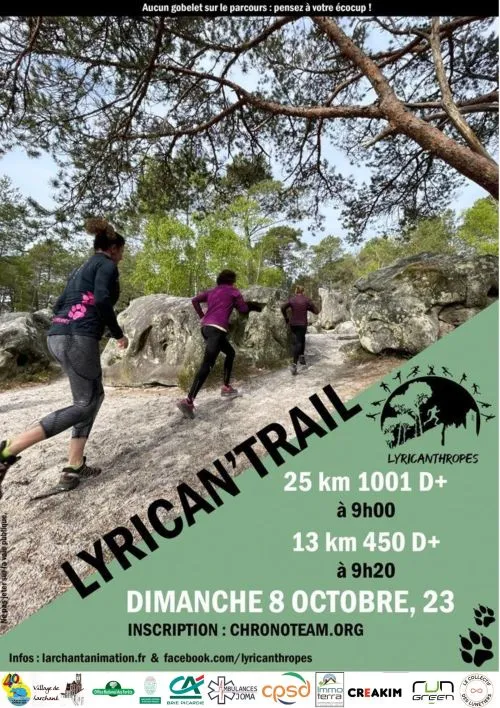 Lyrican trail 2024 Inscription Résultats