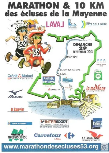 Marathon des Ecluses de la Mayenne 2024 Inscription Résultats