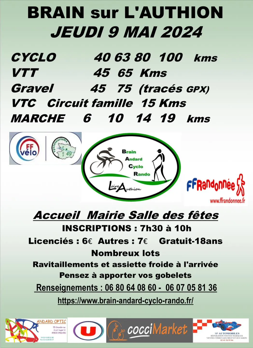 affiche de la course