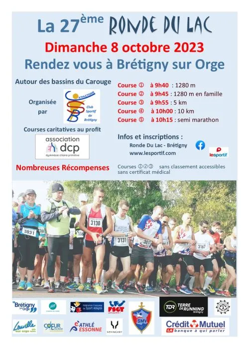 Ronde du Lac – Bretigny sur orge 2024 Inscription Résultats