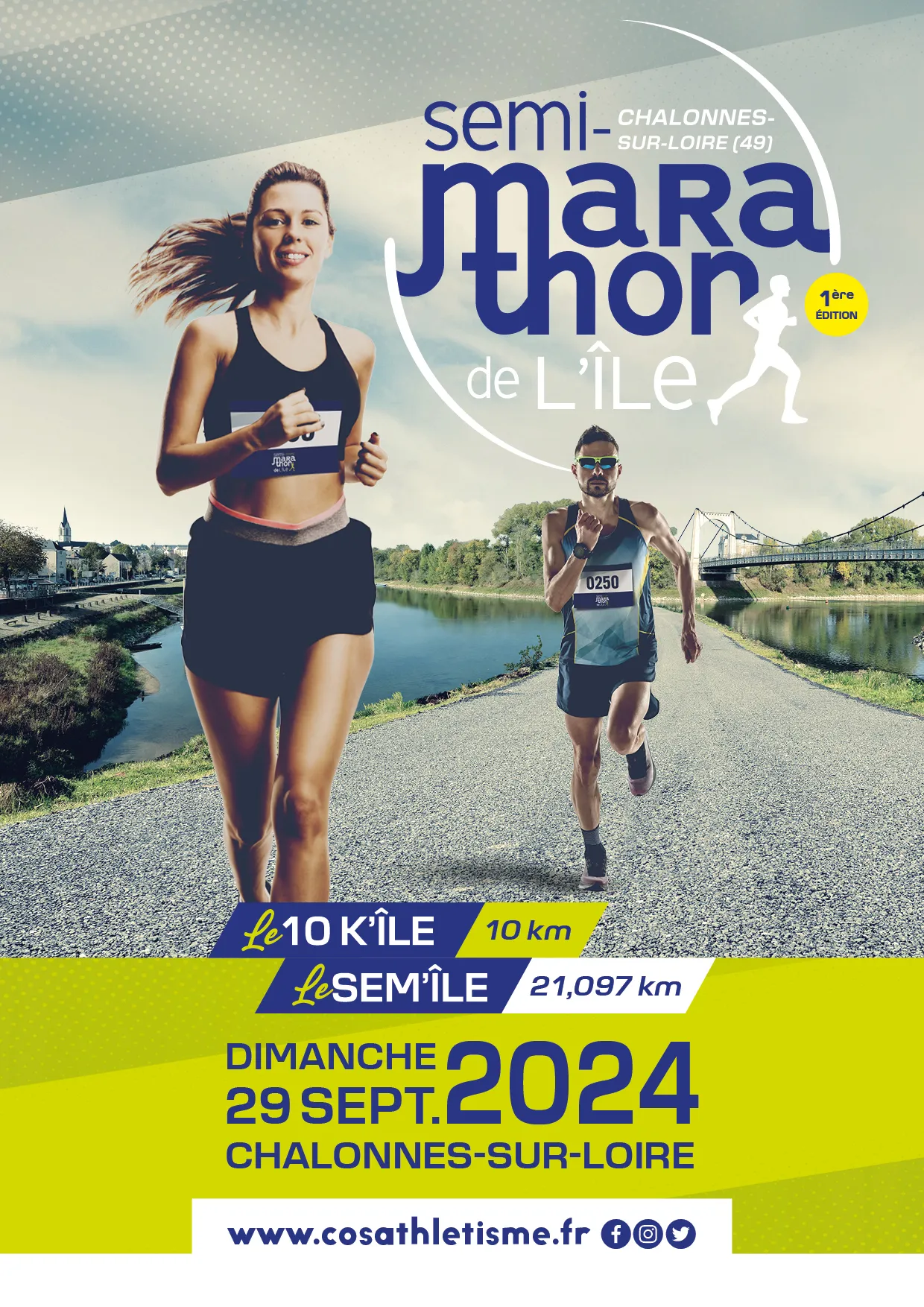 Semi marathon de l’Ile – Chalonnes sur loire 2024 Inscription Résultats