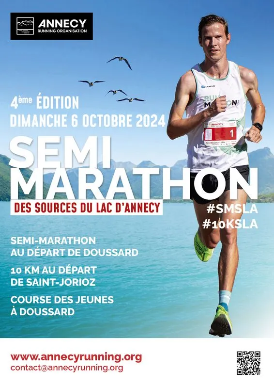 Semi marathon des Sources du lac d’Annecy 2024 Inscription Résultats