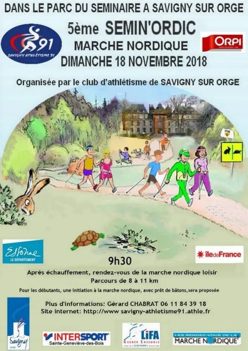 Semin’Ordic – Savigny sur Orge 2024 Inscription Résultats