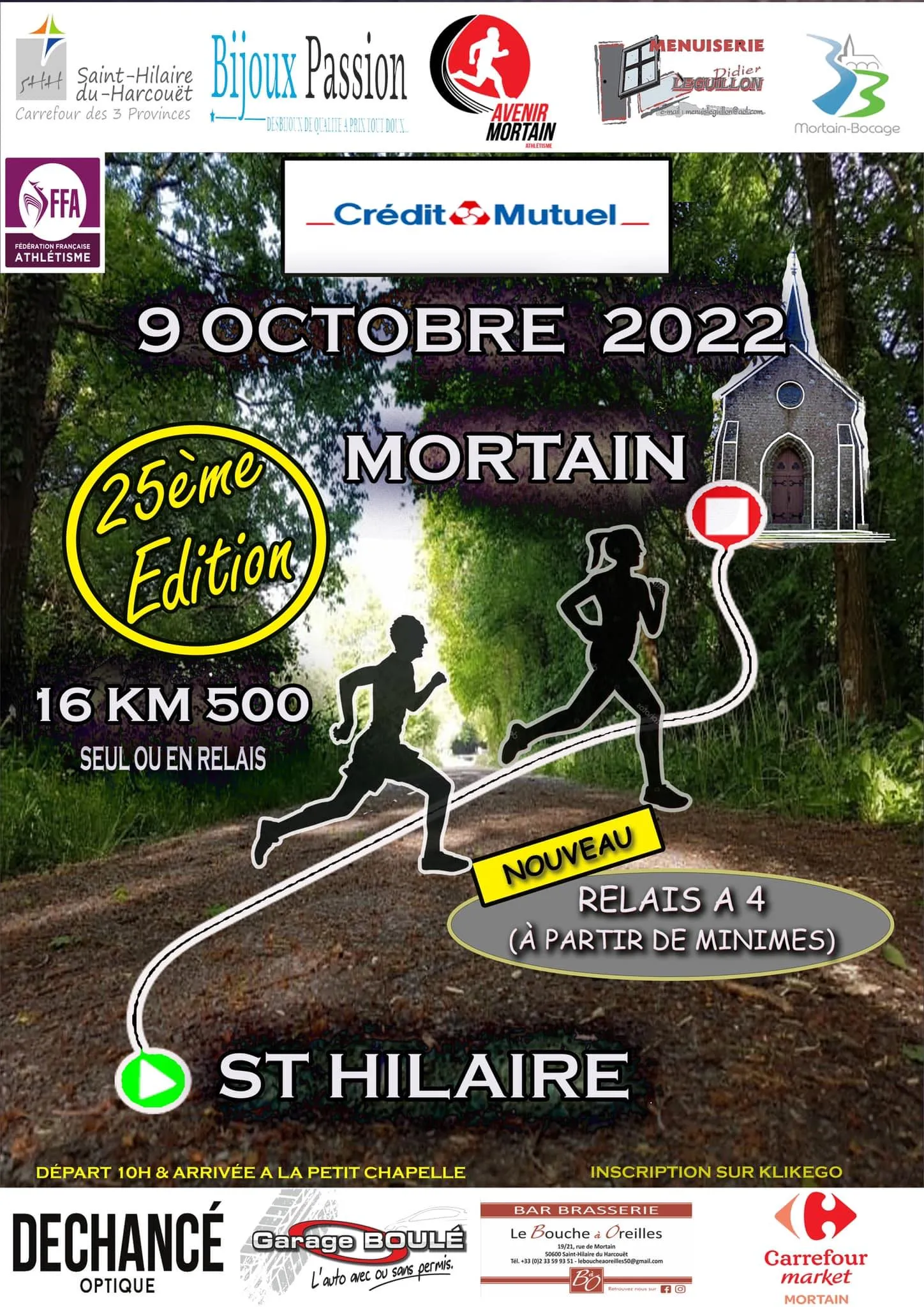 affiche de la course